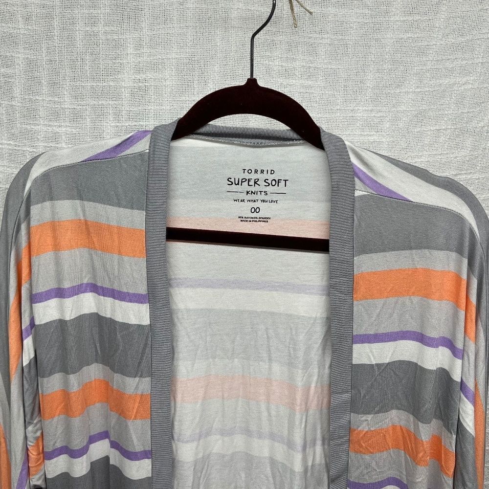 NWT Torrid Super Soft Cocoon Cardigan - Plus Size 00 - Picture 5 of 9